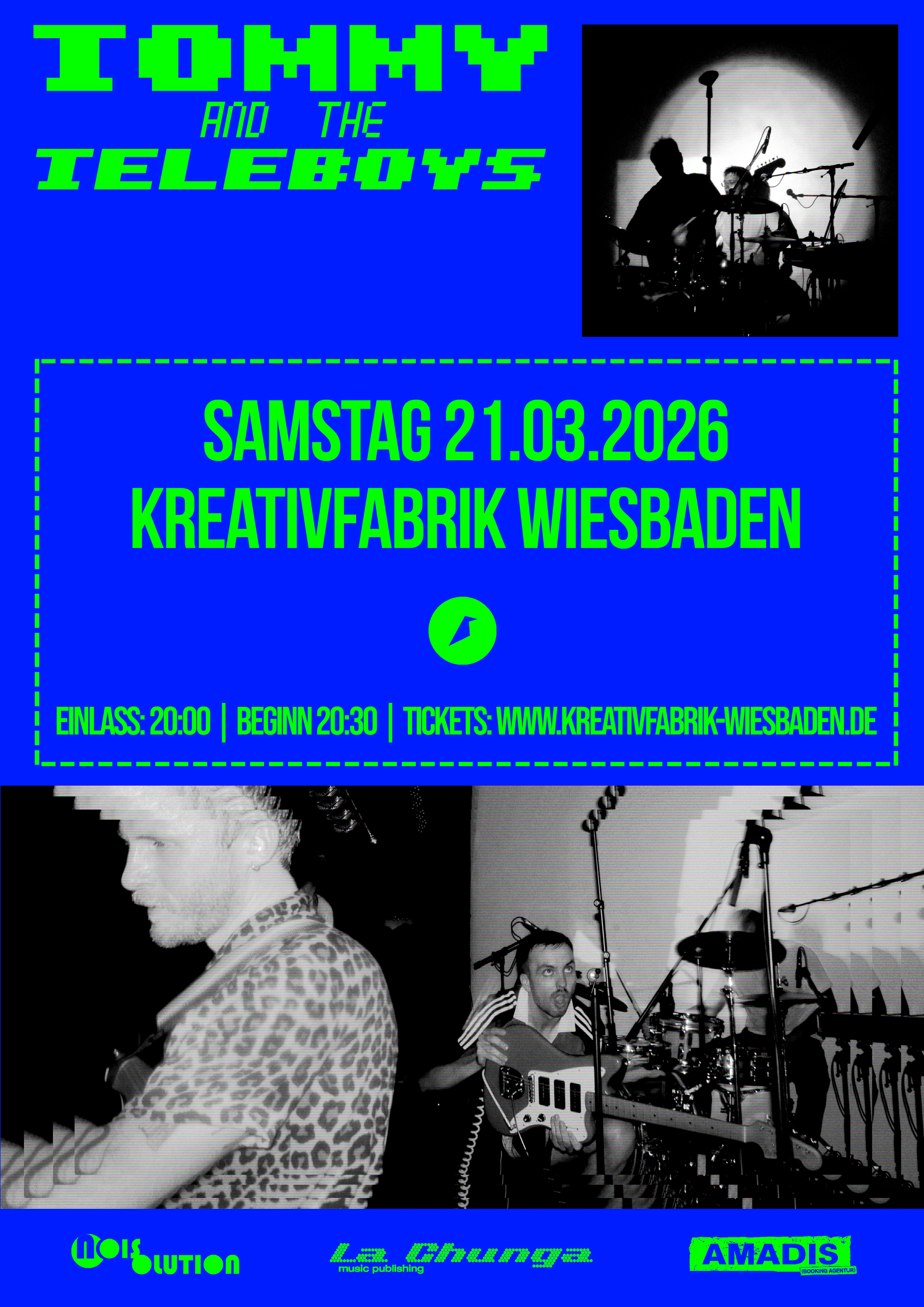 Veranstaltungsbild für Tommy and the Teleboys